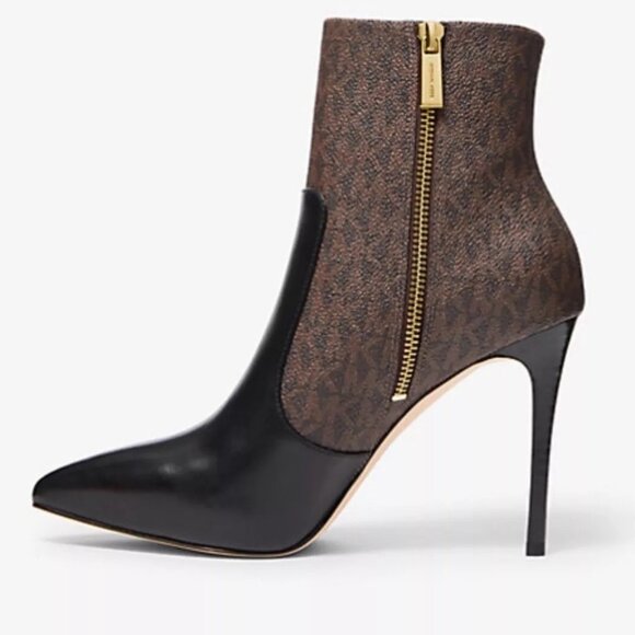 Michael Kors Rue Stiletto MK Logo Bootie Women's - Picture 3 of 4